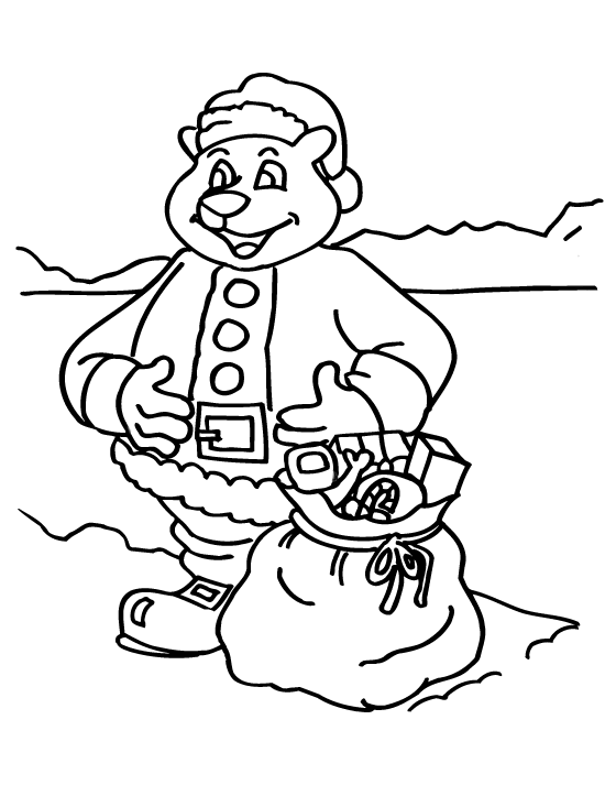 Święty Mikołaj kolorowanki